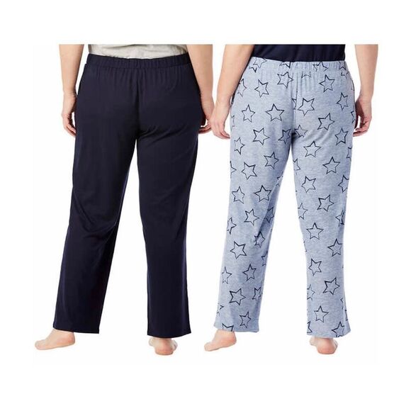 LUCKY BRAND 2-Pack Pajama Pants Women's Size Small Lounge Drawstring Pockets NWT - Picture 2 of 8